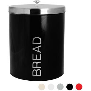 Harbour Housewares Round Metal Kitchen Bread Bin