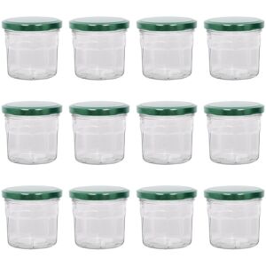 Argon Tableware Glass Jam Jars - 130ml - Pack of 12 in Green Green Argon Tableware Glass Jam Jars - 130ml - Pack of 12 in Green Green