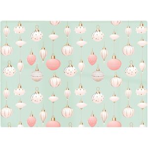 Warren Reed - Designer Christmas Decorations Pink & Green Glass Chopping Board Green Warren Reed - Designer Christmas Decorations Pink & Green Glass Chopping Board Green