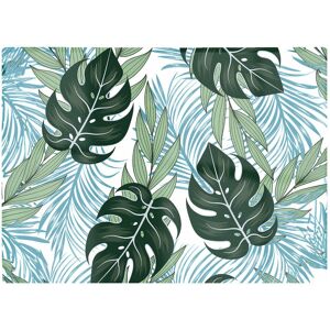 Warren Reed - Designer Tropical Pattern Bright Plants Flowers Glass Chopping Board in Green Green Warren Reed - Designer Tropical Pattern Bright Plants Flowers Glass Chopping Board in Green Green