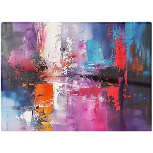 Warren Reed - Designer Vibrant Metropolis: A Palette Of Emotions Chopping Board Multicolor Warren Reed - Designer Vibrant Metropolis: A Palette Of Emotions Chopping Board Multicolor