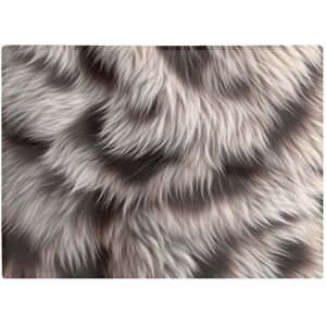 Warren Reed - Designer Mink Fur Print Chopping Board in Brown Brown Warren Reed - Designer Mink Fur Print Chopping Board in Brown Brown
