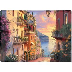 Warren Reed - Designer Sunset Walk In Sorrento Chopping Board Multicolor Warren Reed - Designer Sunset Walk In Sorrento Chopping Board Multicolor