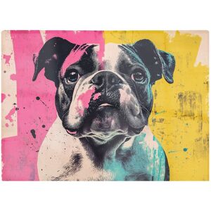 Warren Reed - Designer Banksy Inspired Bulldog Chopping Board Multicolor Warren Reed - Designer Banksy Inspired Bulldog Chopping Board Multicolor