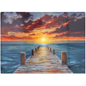 Warren Reed - Designer Sunset Over A Carribean Sea Chopping Board Multicolor Warren Reed - Designer Sunset Over A Carribean Sea Chopping Board Multicolor