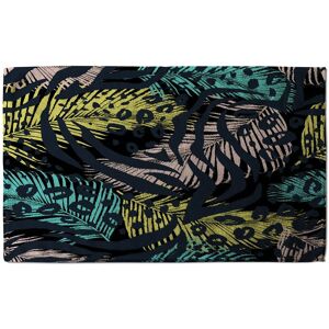 Benjamin Tate Design Animal & Tropical Print Stylish KitchenTowel in Green Green Benjamin Tate Design Animal & Tropical Print Stylish KitchenTowel in Green Green