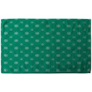 Benjamin Tate Design Nautical Elements On Green Stylish KitchenTowel Green Benjamin Tate Design Nautical Elements On Green Stylish KitchenTowel Green