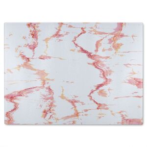 Benjamin Tate Design Pink Marble Glass Chopping Board in Natural Natural Benjamin Tate Design Pink Marble Glass Chopping Board in Natural Natural