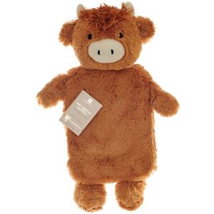 Aroma Home Highland Cow Hot Water Bottle 2L in Light Brown Light Brown Aroma Home Highland Cow Hot Water Bottle 2L in Light Brown Light Brown