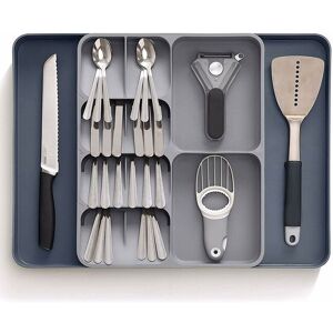 Living and Home 12-Compartment Expandable Cutlery Tray Drawer Organiser Kitchenware Storage in Grey Grey Living and Home 12-Compartment Expandable Cutlery Tray Drawer Organiser Kitchenware Storage in Grey Grey