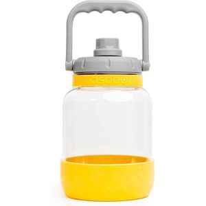 asobu Tritan Water Bottle with Dog Bowl Mustard 1.5 Litre in Yellow Yellow asobu Tritan Water Bottle with Dog Bowl Mustard 1.5 Litre in Yellow Yellow