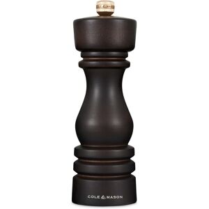 Cole & Mason London Beech Wood Pepper Mill 180mm - Black Black Cole & Mason London Beech Wood Pepper Mill 180mm - Black Black