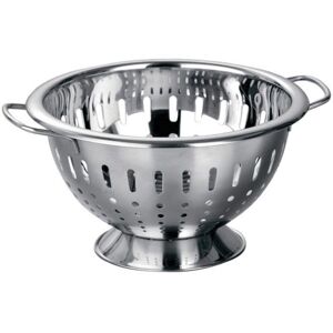 Orsina Stainless Steel Colander, Brushed Finish Colander With Twin Handles For Easy Draining, Durable Kitchen in Silver Silver Orsina Stainless Steel Colander, Brushed Finish Colander With Twin Handles For Easy Draining, Durable Kitchen in Silver Silver