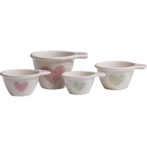 Orsina Lola Set of 4 Measuring Cups in Cream Cream Orsina Lola Set of 4 Measuring Cups in Cream Cream