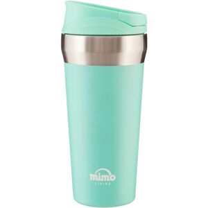 Orsina Grey Travel Mug, Leak-Proof Insulated Thermos Cafe Cup, Reusable Coffee Mug, Double Walled Mug, Ideal For Drinks in Turquoise Turquoise Orsina Grey Travel Mug, Leak-Proof Insulated Thermos Cafe Cup, Reusable Coffee Mug, Double Walled Mug, Ideal For Drinks in Turquoise Turquoise