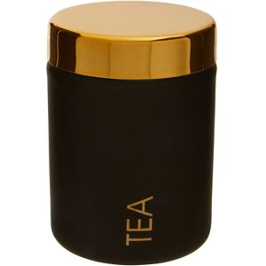Premier Housewares Liberty Black Enamel Finish Tea Canister - Tea Canister Premier Housewares Liberty Black Enamel Finish Tea Canister - Tea Canister