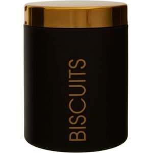 Orsina Maison by Premier Liberty Black Enamel Biscuit Canister Black Orsina Maison by Premier Liberty Black Enamel Biscuit Canister Black