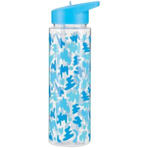 Orsina Durable Blue Shark Water Bottle, Portable Spout Lock Bottle, Robust PP Plastic Transparent Outer Bottle Blue Orsina Durable Blue Shark Water Bottle, Portable Spout Lock Bottle, Robust PP Plastic Transparent Outer Bottle Blue