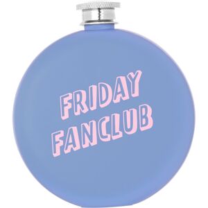 Orsina Contemporary Design Friday Fanclub Hip Flask, Durable Hip Flask, Stainless Steel Constructed Alcohal Flask in Blue Blue Orsina Contemporary Design Friday Fanclub Hip Flask, Durable Hip Flask, Stainless Steel Constructed Alcohal Flask in Blue Blue