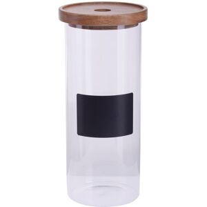 Orsina Stylish Multipurpose Chalkboard 1800ml Storage Jar, Durable Jar With Lid For Counter, Airtight Storage Jars in Clear Clear Orsina Stylish Multipurpose Chalkboard 1800ml Storage Jar, Durable Jar With Lid For Counter, Airtight Storage Jars in Clear Clear