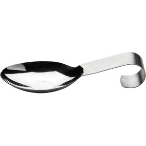Orsina Brushed Stainless Steel Spoon Rest in Silver Silver Orsina Brushed Stainless Steel Spoon Rest in Silver Silver