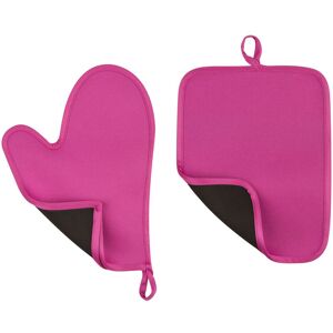Orsina Premium Hot Pink Oven Glove & Pot Holder Set, Flexible Oven Gloves For Oven, Heat Resistant Pot Holder Set Pink Orsina Premium Hot Pink Oven Glove & Pot Holder Set, Flexible Oven Gloves For Oven, Heat Resistant Pot Holder Set Pink