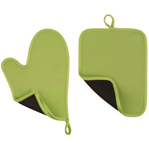Orsina Premium Hot Pink Oven Glove & Pot Holder Set, Flexible Oven Gloves For Oven, Heat Resistant Pot Holder Set in Green Green Orsina Premium Hot Pink Oven Glove & Pot Holder Set, Flexible Oven Gloves For Oven, Heat Resistant Pot Holder Set in Green Green