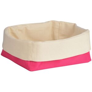 Orsina Folded Design Small Bread Basket in Pink Pink Orsina Folded Design Small Bread Basket in Pink Pink
