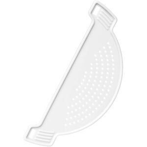 Orsina Durable White PS Pot Strainer, Effortless Water Drainage Pot Strainer, Lightweight PS Pot Strainer For Pasta White Orsina Durable White PS Pot Strainer, Effortless Water Drainage Pot Strainer, Lightweight PS Pot Strainer For Pasta White