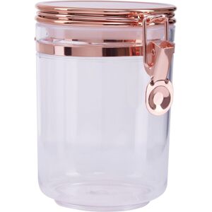 Orsina Durable Jar With Copper Lid 800 ml, Elegant Retro Design Glass Jar With Lid, Sleek Airtight Storage Jar in Clear Clear Orsina Durable Jar With Copper Lid 800 ml, Elegant Retro Design Glass Jar With Lid, Sleek Airtight Storage Jar in Clear Clear