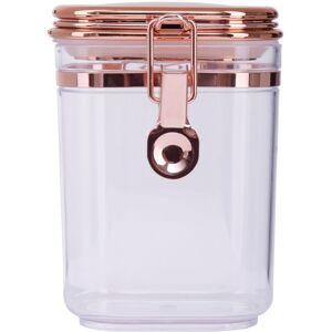 Orsina Elegant Jar With Copper Lid 500 ml, Durable Retro Design Glass Jar With Lid, Sleek Airtight Storage Jar in Clear Clear Orsina Elegant Jar With Copper Lid 500 ml, Durable Retro Design Glass Jar With Lid, Sleek Airtight Storage Jar in Clear Clear