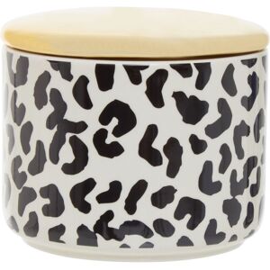 Orsina Luxe Handcrafted Small Stoneware Canister, Minimalist Storage Jar With Silicone Seal, Food Storage Container in White White Orsina Luxe Handcrafted Small Stoneware Canister, Minimalist Storage Jar With Silicone Seal, Food Storage Container in White White