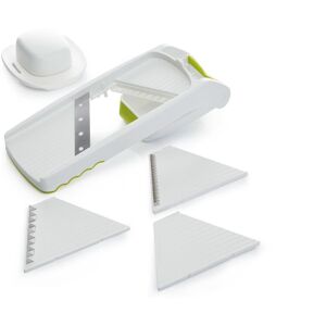 KitchenCraft 6 in 1 Mandoline with Storage Box in Green Green KitchenCraft 6 in 1 Mandoline with Storage Box in Green Green