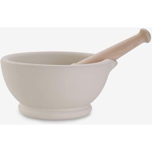 WM Bartleet & Sons Stone Mortar & Pestle with Wooden Handle Boxed 8" in Cream Cream WM Bartleet & Sons Stone Mortar & Pestle with Wooden Handle Boxed 8" in Cream Cream