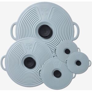 Zeal Classic Self Sealing Silicone Lids Set of 5 in Duck Egg Blue Duck Egg Blue Zeal Classic Self Sealing Silicone Lids Set of 5 in Duck Egg Blue Duck Egg Blue