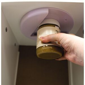 mysmartbuy Under Cabinet Lid Opener - Easy to Use Jar & Bottle Opener Home Kitchen Accessory for Weak Grip or Arthritic Hands - 11 x 11 x 1cm White 11 x 11 x 1 cm mysmartbuy Under Cabinet Lid Opener - Easy to Use Jar & Bottle Opener Home Kitchen Accessory for Weak Grip or Arthritic Hands - 11 x 11 x 1cm White 11 x 11 x 1 cm