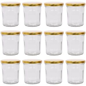 Argon Tableware - 12x Pots - 250ml - Jam jars Argon Tableware - 12x Pots - 250ml - Jam jars