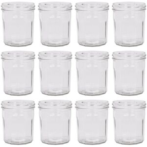 Argon - 250ml - 12x Twist Lid Glass Jam Jars Argon - 250ml - 12x Twist Lid Glass Jam Jars