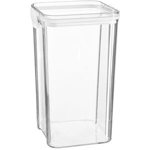 Argon Tableware Food Storage Container - 1.3L - Reusable Airtight Kitchen Jar with Clip-Top Lid in White White Argon Tableware Food Storage Container - 1.3L - Reusable Airtight Kitchen Jar with Clip-Top Lid in White White