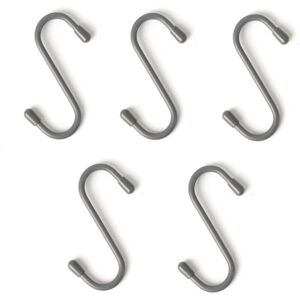 LIVIVO Hanging Storage S Hooks Grey Modular Rail Hooks Grey LIVIVO Hanging Storage S Hooks Grey Modular Rail Hooks Grey