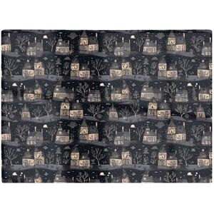 Warren Reed - Designer Spooky Haunted Houses Glass Chopping Board in Grey Grey Warren Reed - Designer Spooky Haunted Houses Glass Chopping Board in Grey Grey