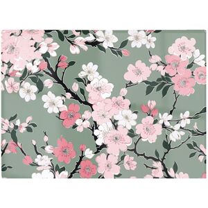 Warren Reed - Designer Pink Floral Abstract Pattern Glass Chopping Board Pink Warren Reed - Designer Pink Floral Abstract Pattern Glass Chopping Board Pink