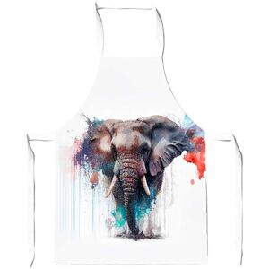 Warren Reed - Designer Elephant Splashart Junior Apron in Yellow Yellow Warren Reed - Designer Elephant Splashart Junior Apron in Yellow Yellow