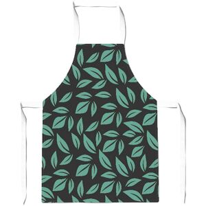 Warren Reed - Designer Delicate Leaf Apron in Green Green Warren Reed - Designer Delicate Leaf Apron in Green Green