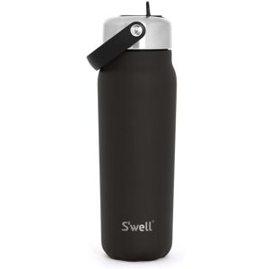 S'well Explorer Bottle, Onyx, 700ml, Sleeved in Black Black S'well Explorer Bottle, Onyx, 700ml, Sleeved in Black Black
