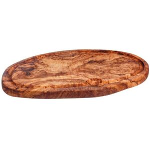 Selbrae House Olive Wood - Carving Board (With Groove) 35cm in Natural Natural Selbrae House Olive Wood - Carving Board (With Groove) 35cm in Natural Natural