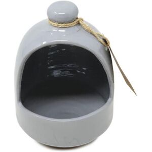 Verano Spanish Ceramics Rustic Pastel Fully Dipped Terracotta Kitchen Dining Salt Pig (D) 11cm in Grey Grey Verano Spanish Ceramics Rustic Pastel Fully Dipped Terracotta Kitchen Dining Salt Pig (D) 11cm in Grey Grey