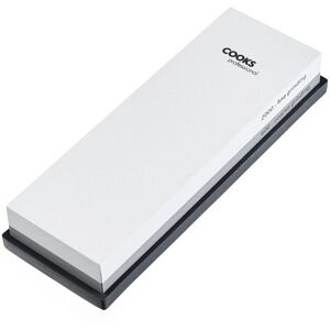 Cooks Professional Whetstone Knife Sharpener Dual Grit in Grey Grey Cooks Professional Whetstone Knife Sharpener Dual Grit in Grey Grey