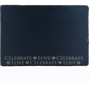 Selbrae House Slate Cheese Board - Love & Celebrate in Dark Grey Size: 1 Pack Dark Grey 1 Pack Selbrae House Slate Cheese Board - Love & Celebrate in Dark Grey Size: 1 Pack Dark Grey 1 Pack