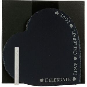 Selbrae House Slate Serving Board - Heart - Love & Celebrate - GIFT BOXED in Dark Grey Size: 1 Pack Dark Grey 1 Pack Selbrae House Slate Serving Board - Heart - Love & Celebrate - GIFT BOXED in Dark Grey Size: 1 Pack Dark Grey 1 Pack